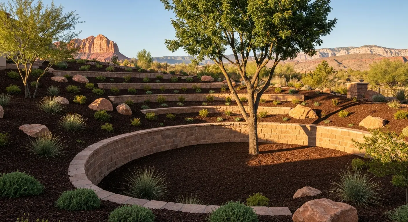 Luxury landscape design in The Ridges