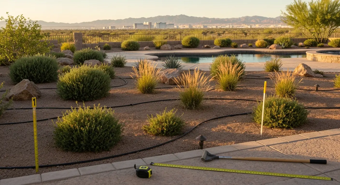Landscape design in MacDonald Highlands