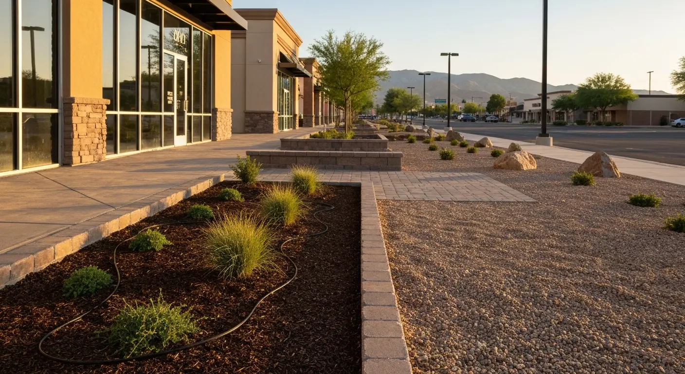 Commercial landscape enhancement Boulder City