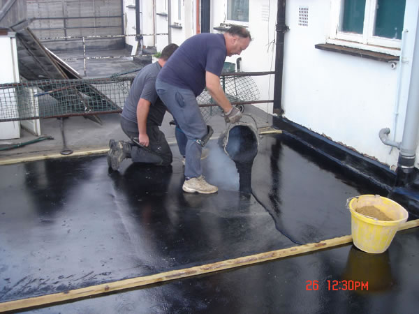 Asphalting work - Shellis Roofing