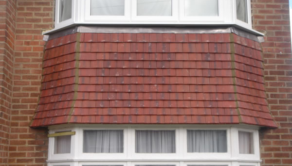 Recent bay window job by Shellis Roofing