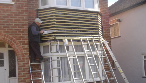 Recent bay window job by Shellis Roofing