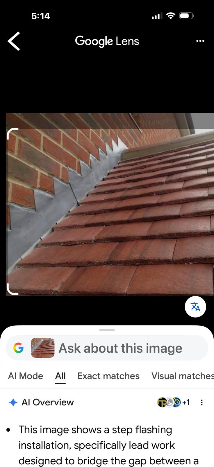 Recent lead work project - Shellis Roofing