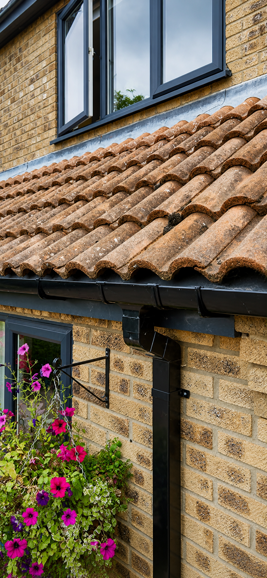 Recent guttering & valleys job by Shellis Roofing