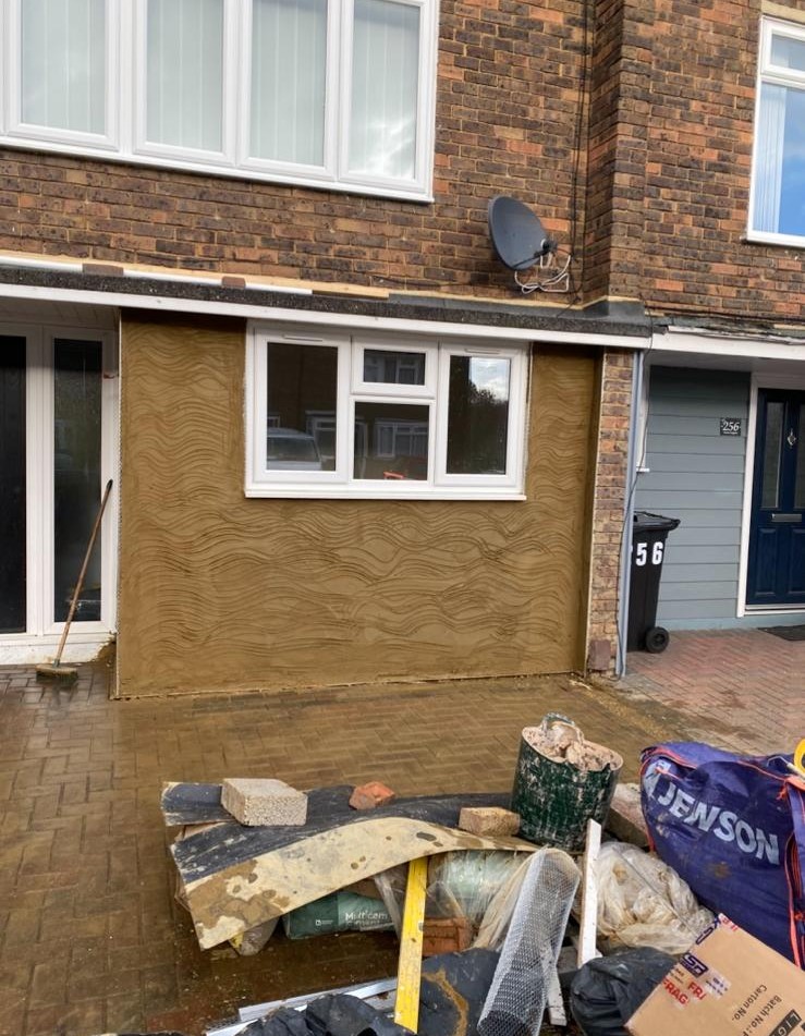 Recent plastering project 16