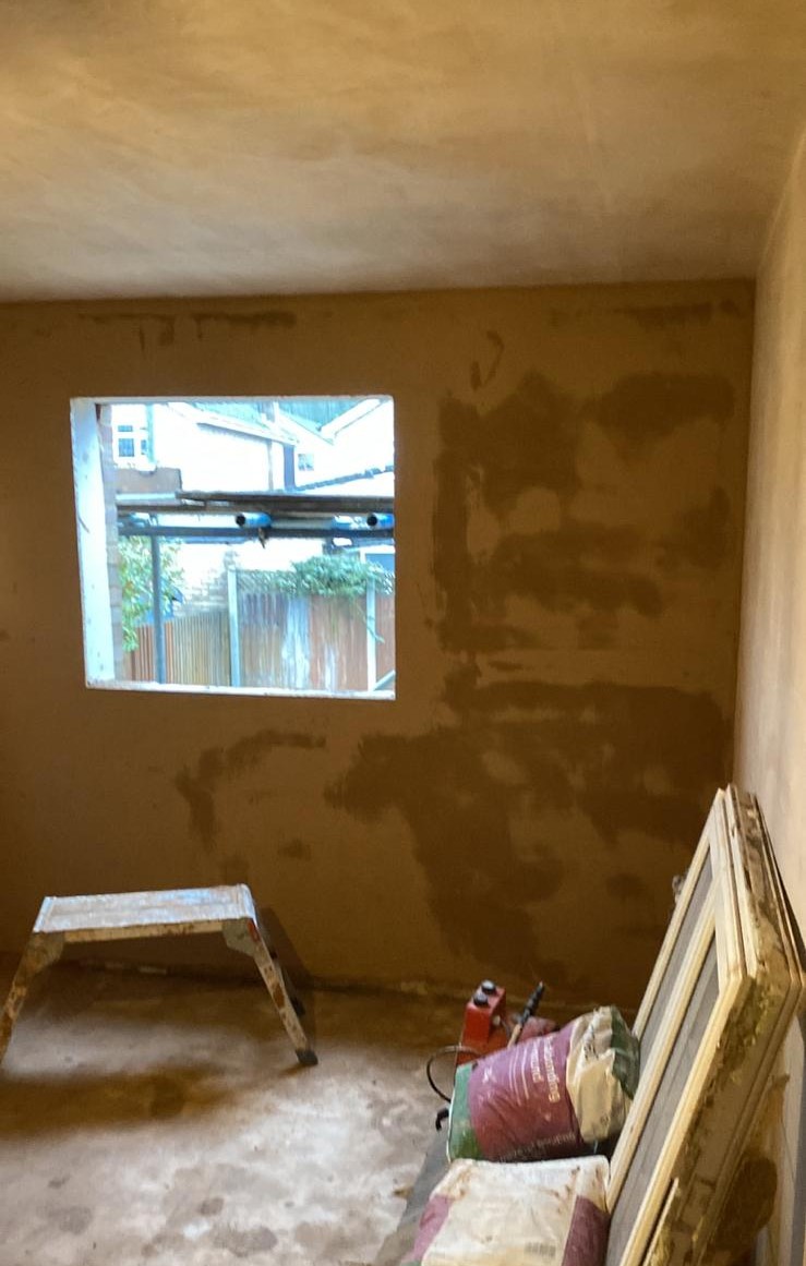 Recent plastering project 11