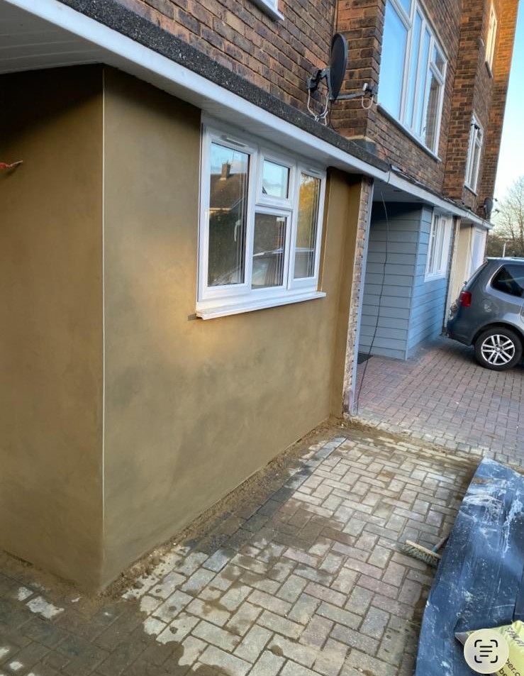 Recent plastering project 12