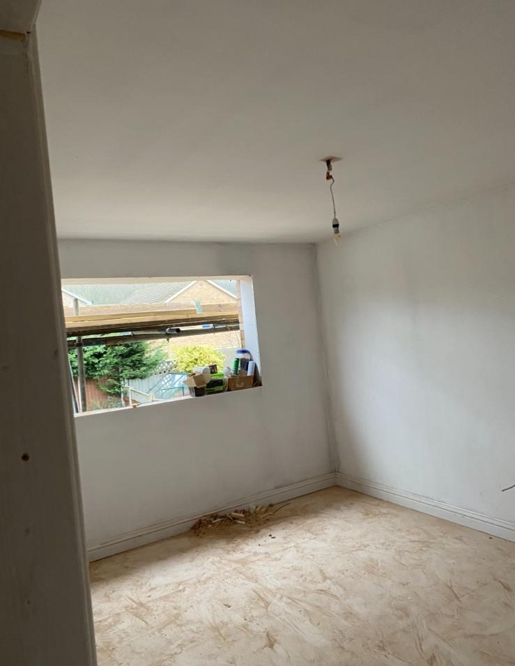 Recent plastering project 8