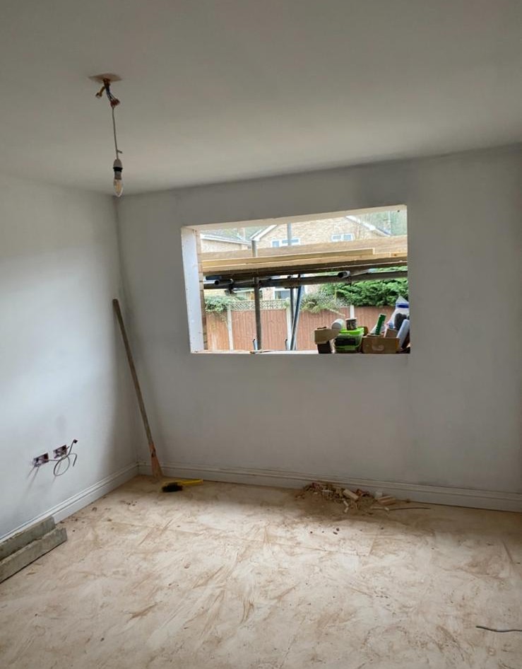 Recent plastering project 5