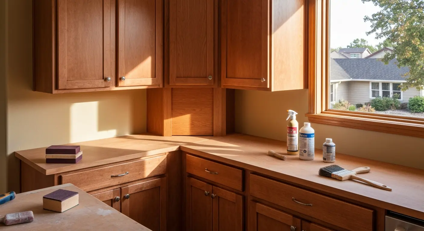 Cabinet refinishing