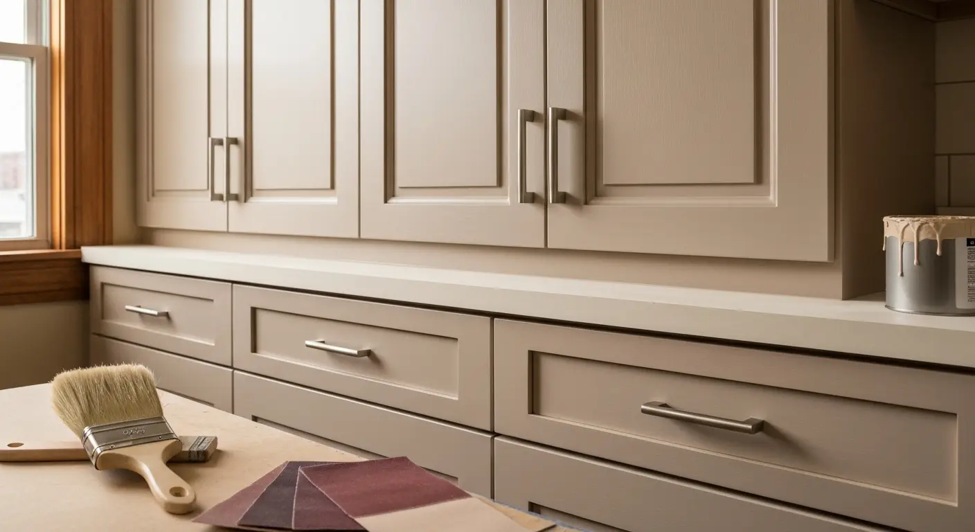 Cabinet refinishing project