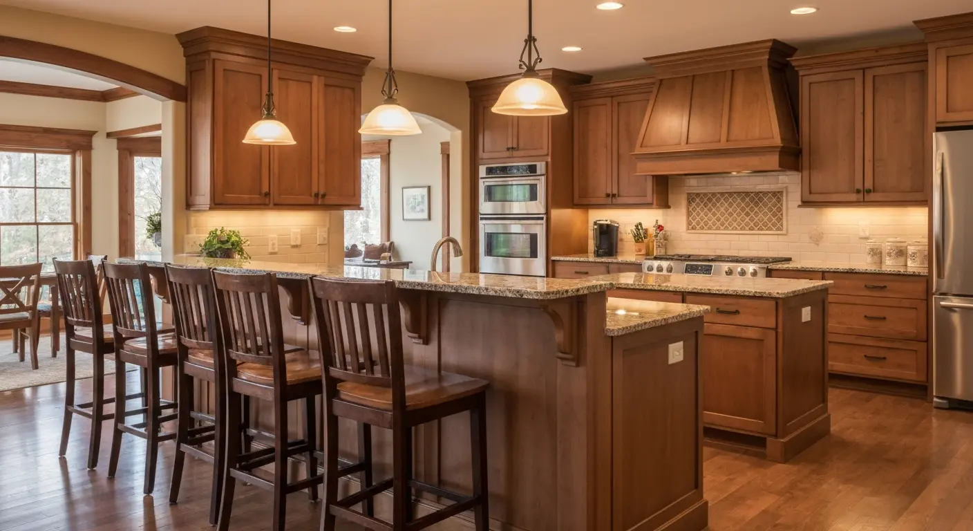 Kitchen island design