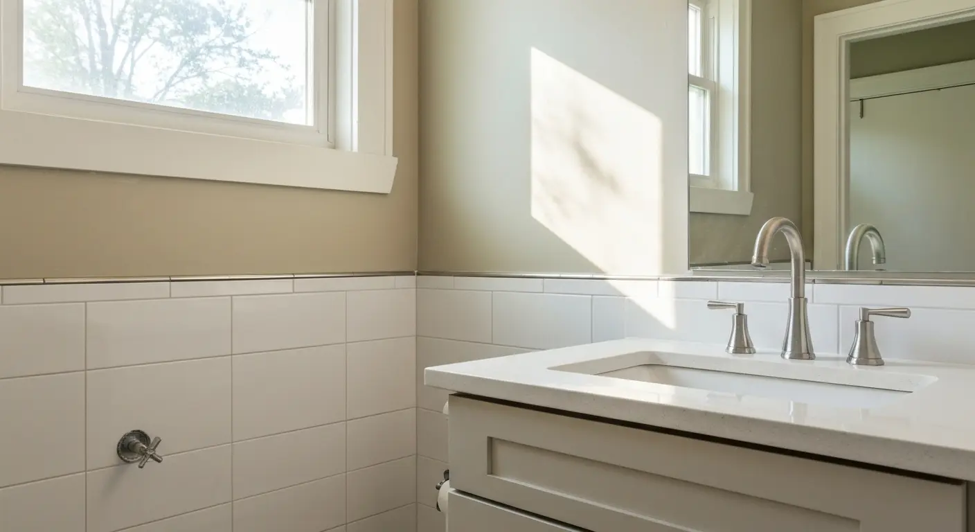 Bathroom remodel in progress