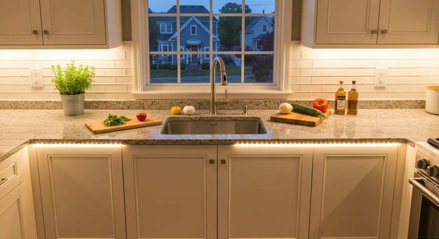 Under-cabinet task lighting