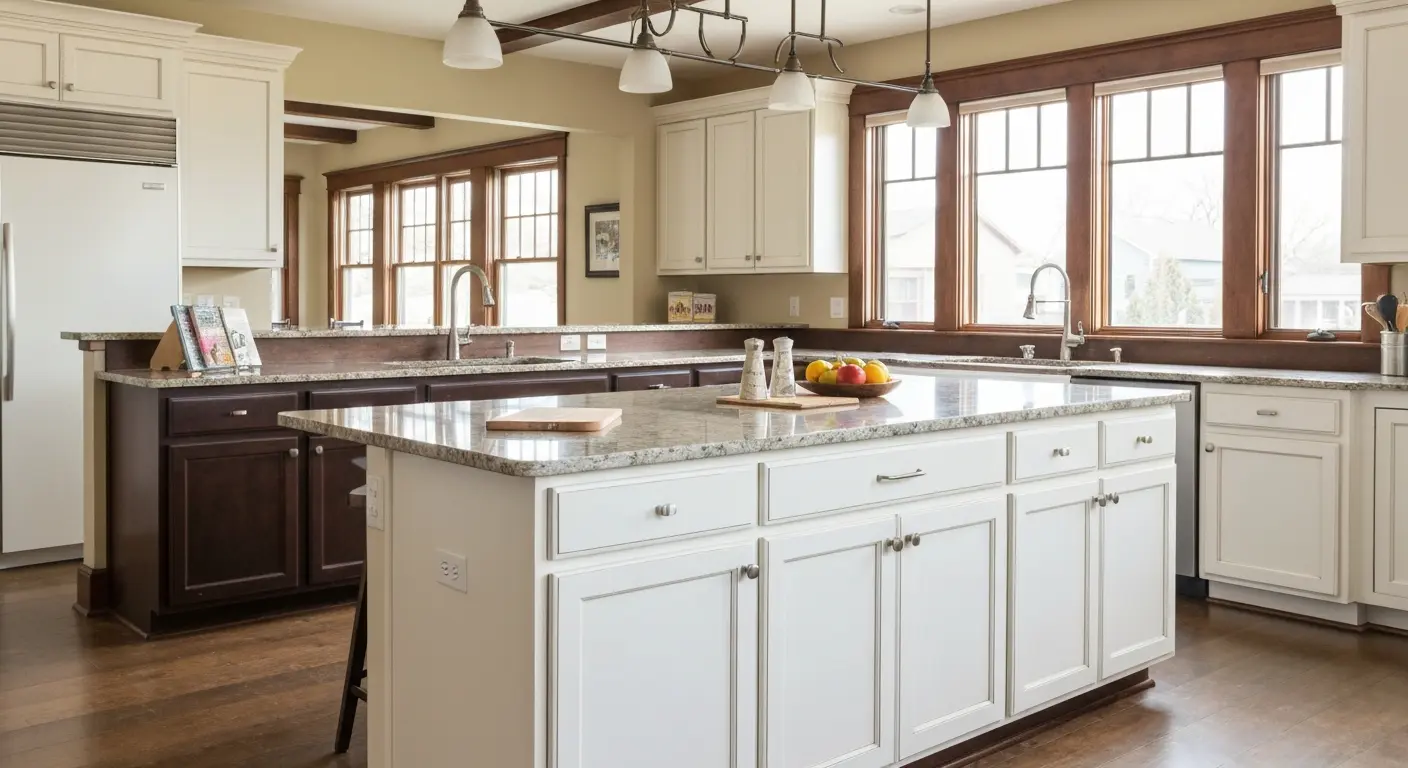 Kitchen island design and installation