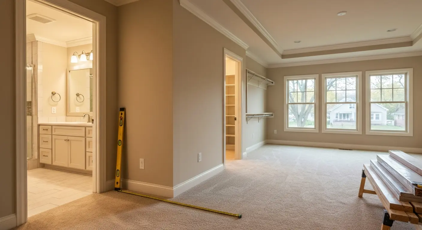 Master bedroom addition