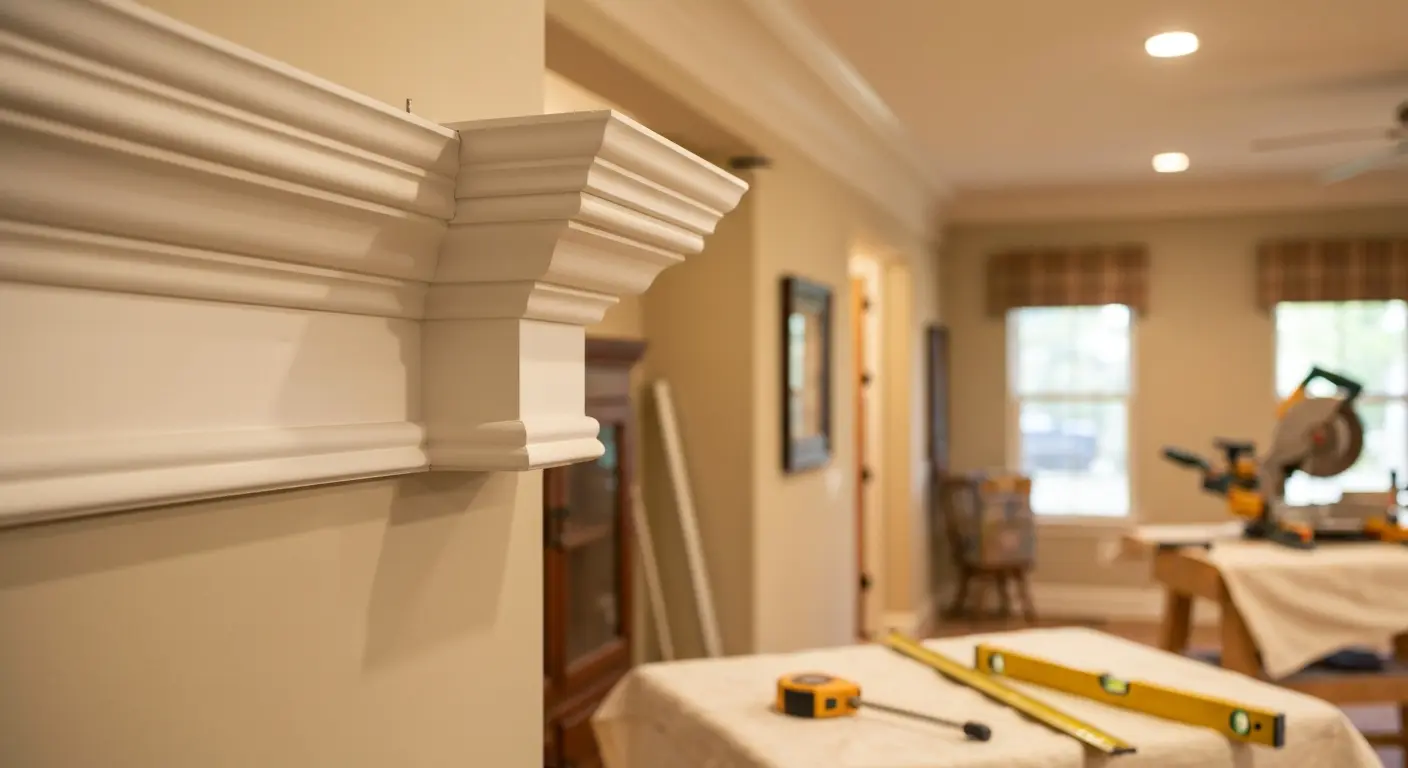Crown molding installation