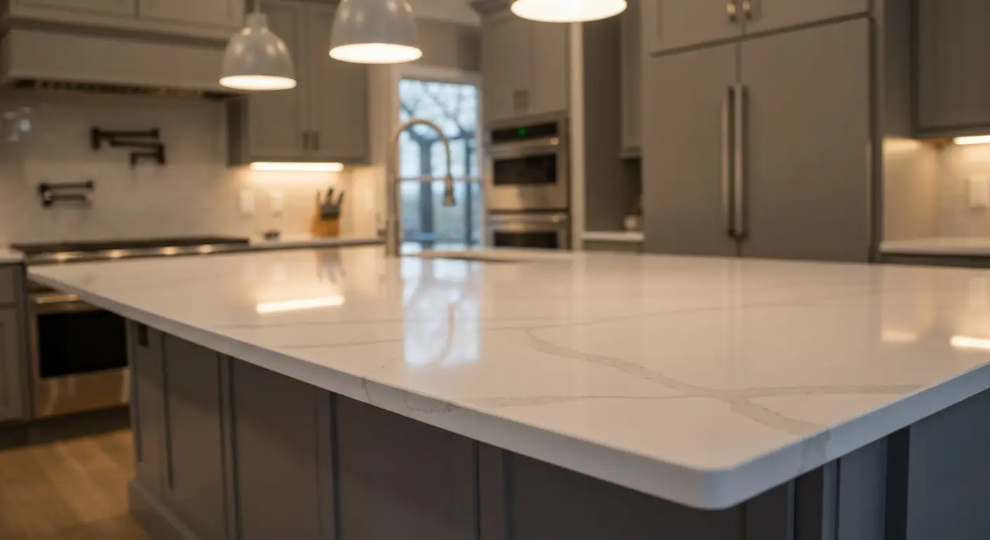 Kitchen island installation