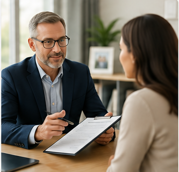 Talking to a director to update estate plan