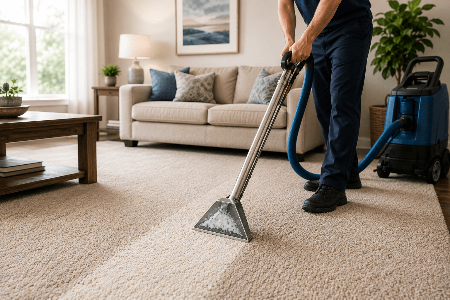 Professional residential carpet cleaning in Bakersfield, CA