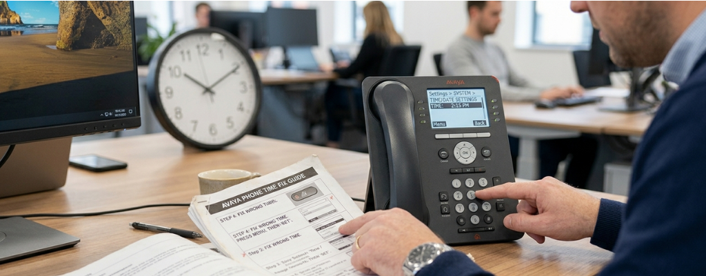 How to Fix Wrong Time on Avaya Phones (IP Office, Partner ACS & Merlin Magix Guide) | Morgan Birgé