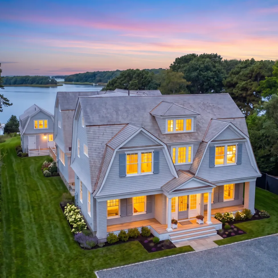 Cape Cod MA coastal New England transitional custom home — structural engineering by JGray