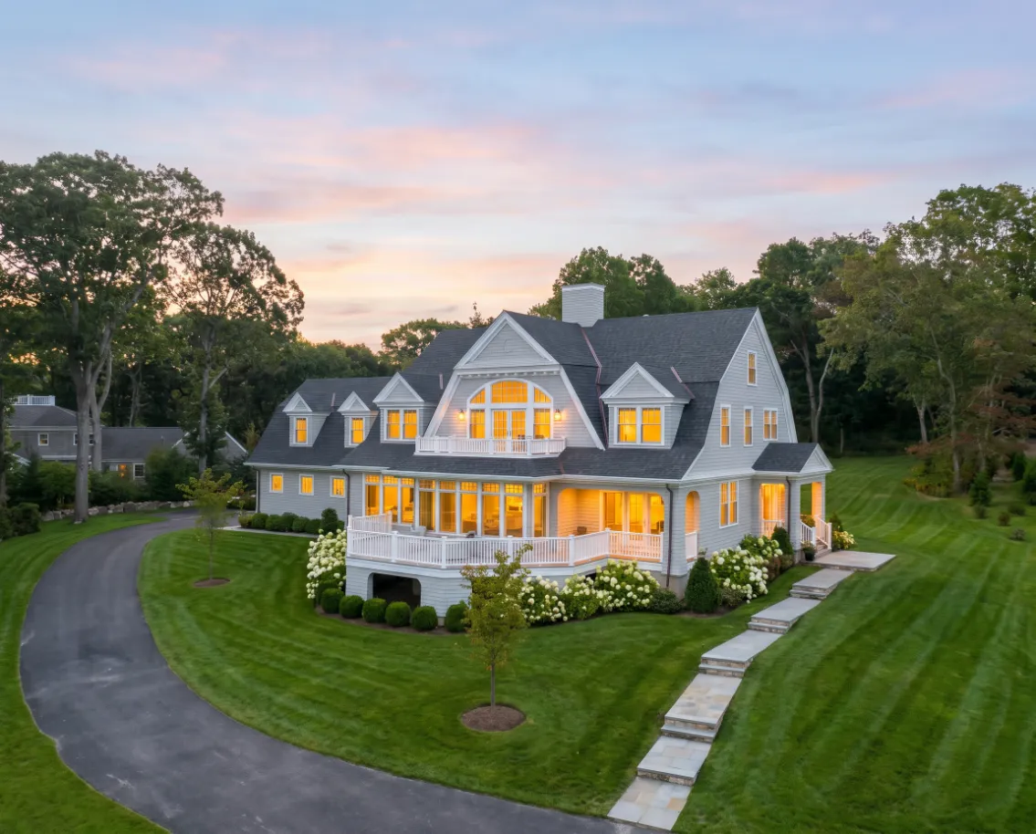 Cape Cod MA Nantucket-style colonial custom home — structural engineering by JGray