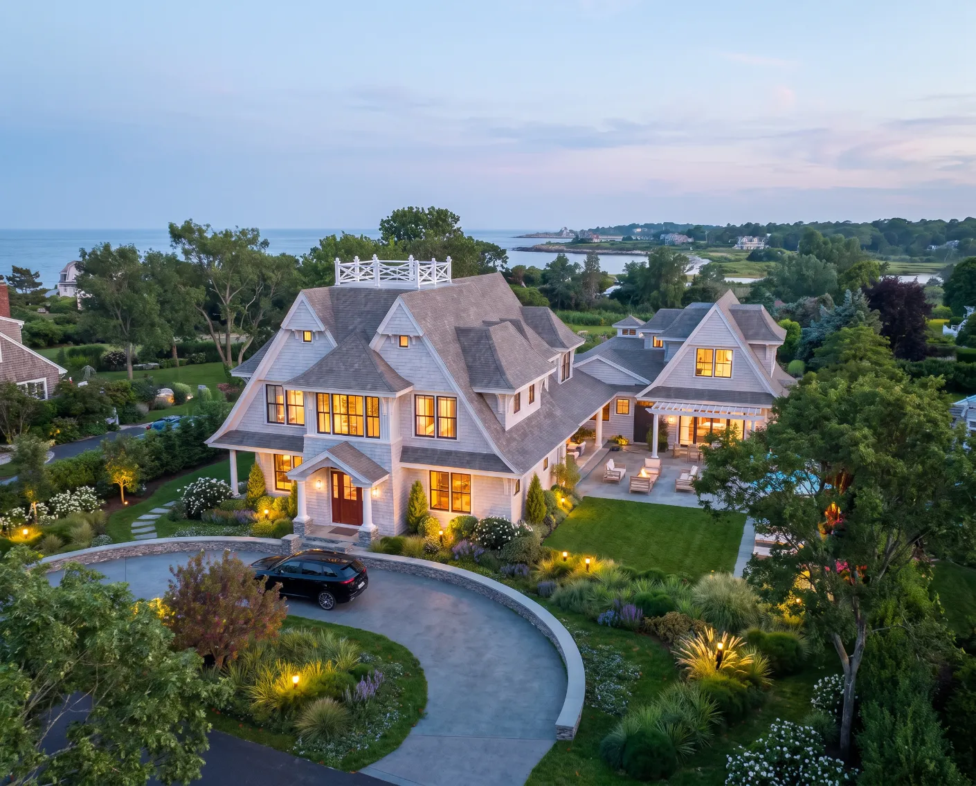 Structural engineering for a custom home in Newport Rhode Island
