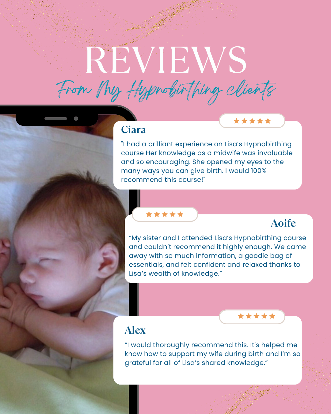 reviews of midwife led hypnobirth antenatal course