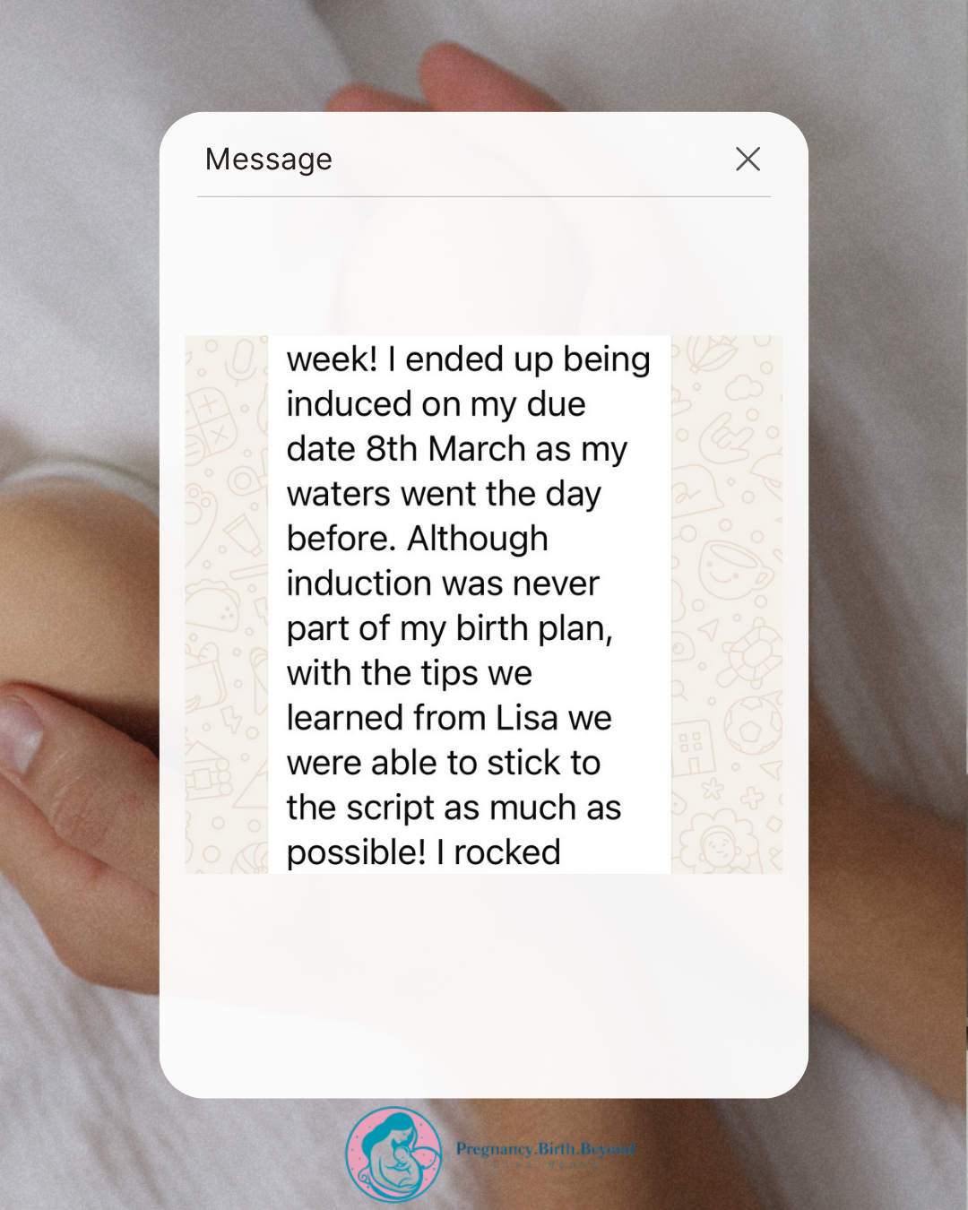 review from pregnant couple on induction of labour