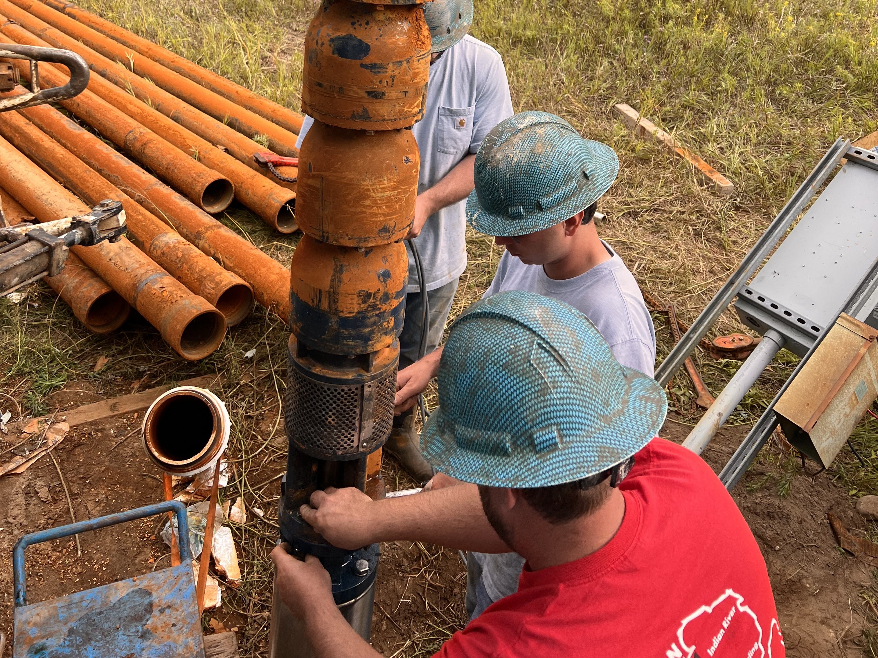 Hart Well Drilling rig in operation in Northern Michigan