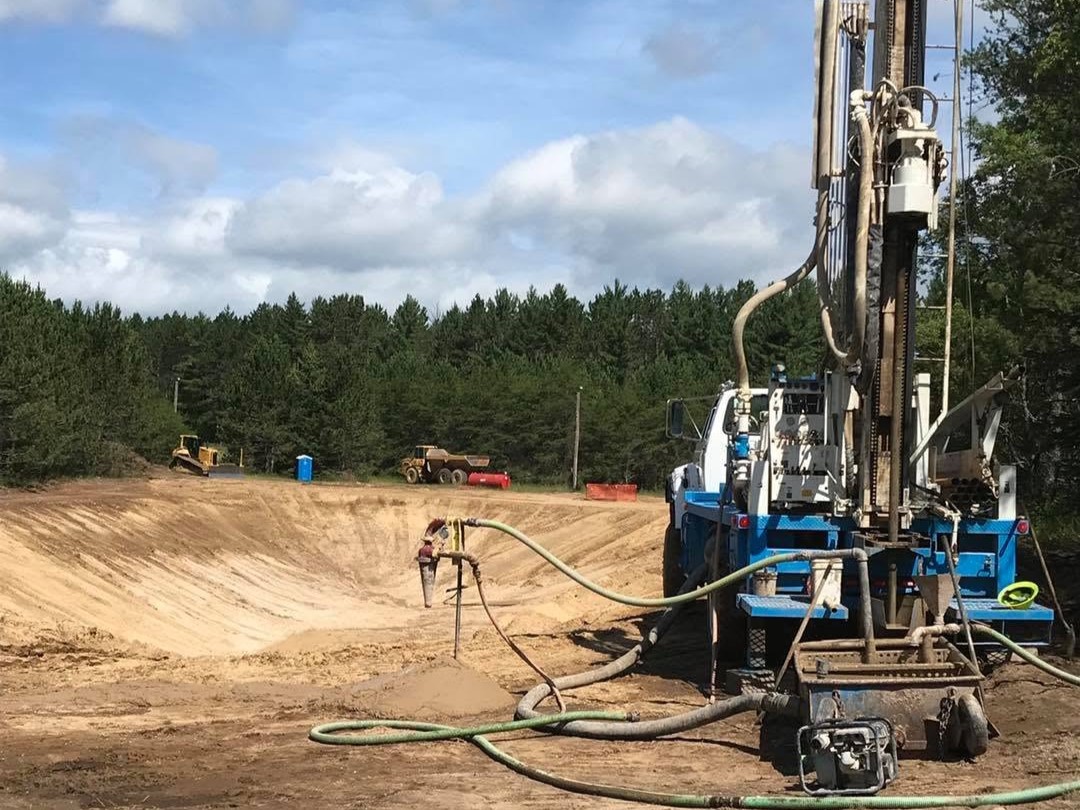Well repair process — inspecting well components in Northern Michigan