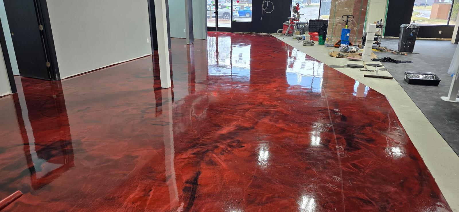 Performance Floor commercial coating installation