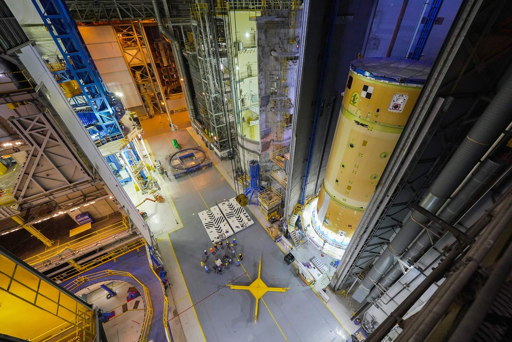 Coated floor in at NASA