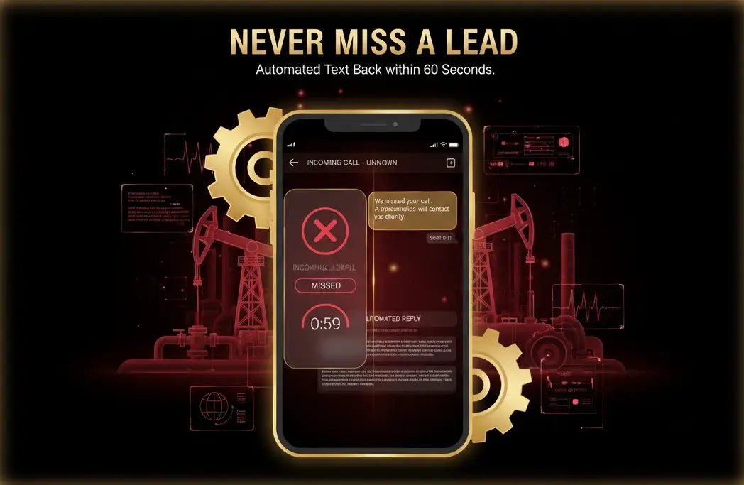 Graph showing revenue loss from missed calls in Grande Prairie