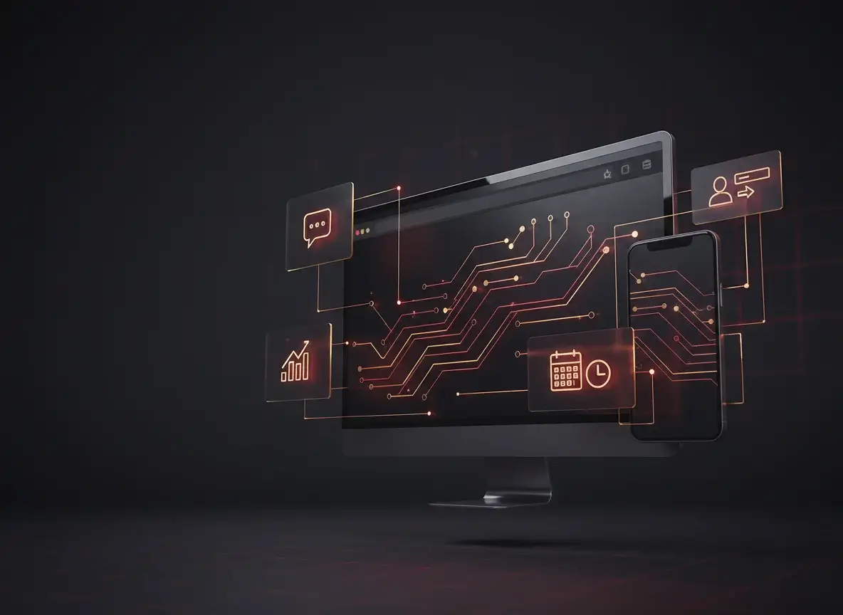 Mobile responsive web design dashboard