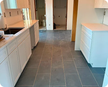 Bathroom remodel Vancouver WA with new tile shower and modern fixtures