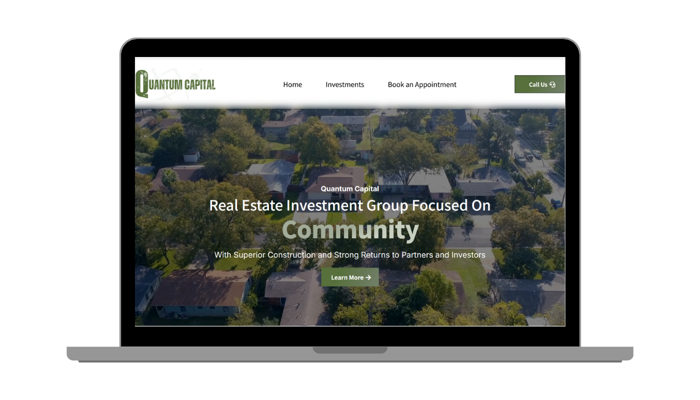 Real Estate Financing Website Design