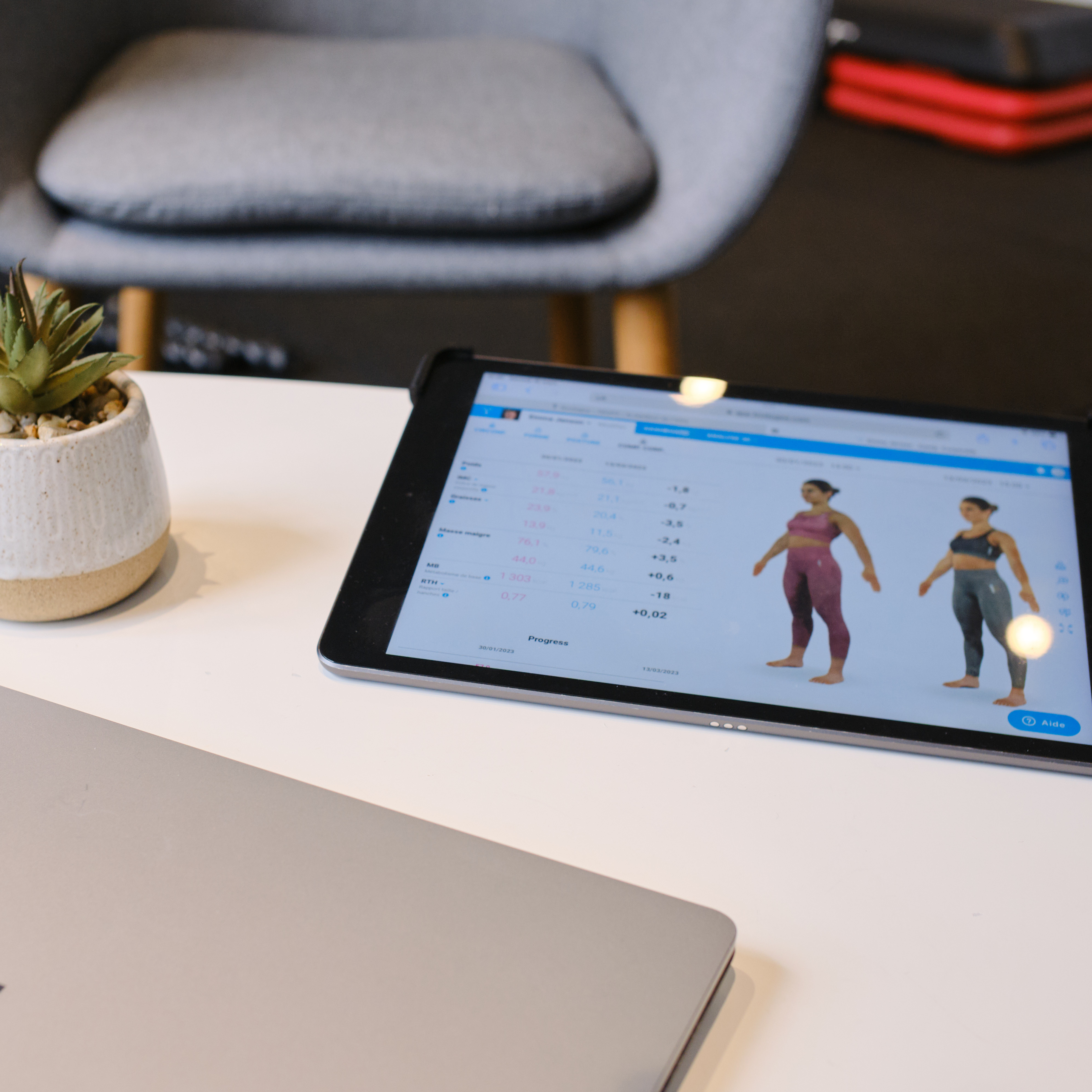 Suivi personnalisé TECFIT sur iPad