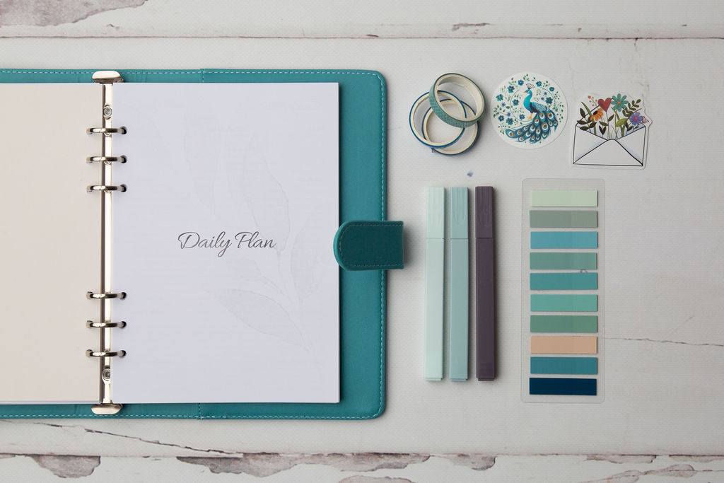 The Unfrazzled Planner and stationery tools