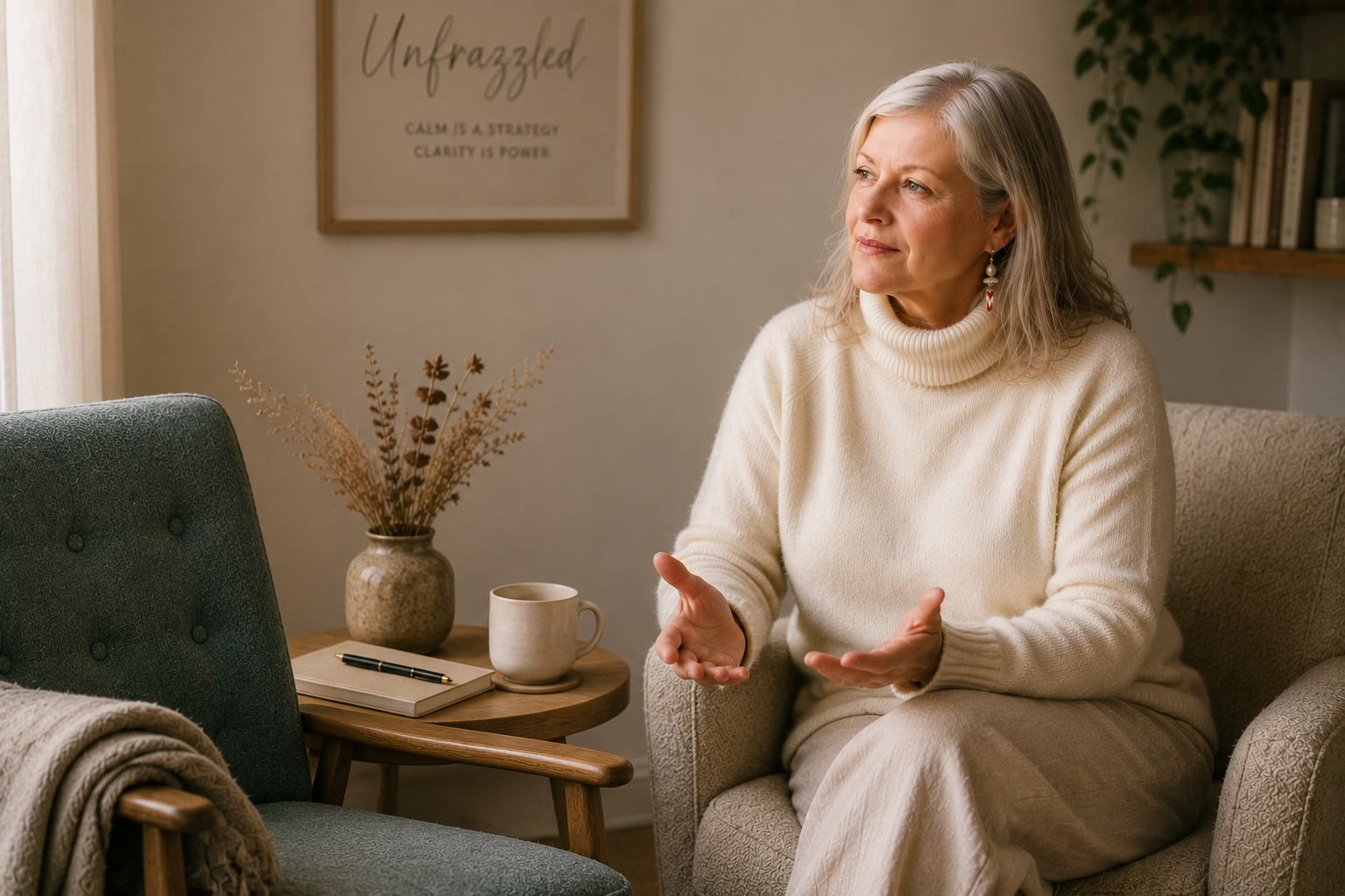 Lisa, founder of Unfrazzled, in conversation
