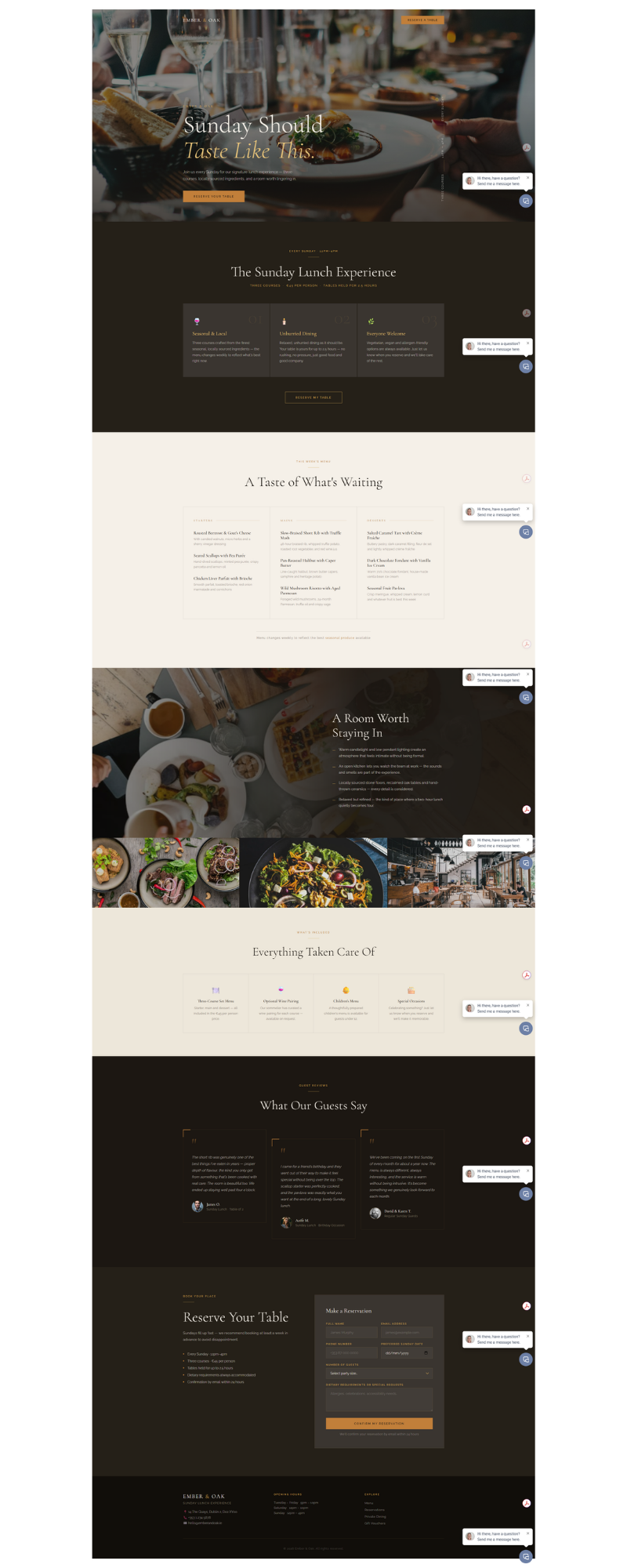 Restaurant preview