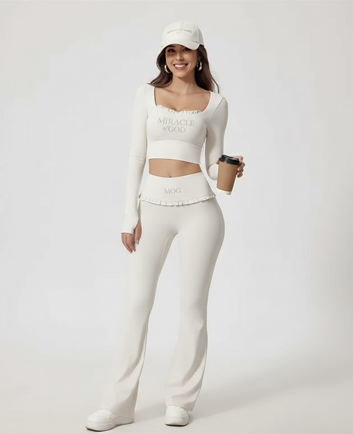 Covered in Grace Ruffled Set — Pure Heart