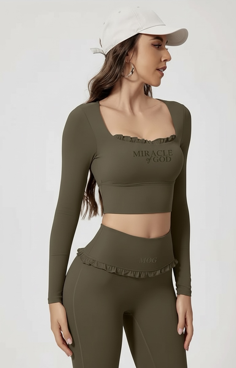 Covered by Grace Ruffled Set - Courageous Warrior