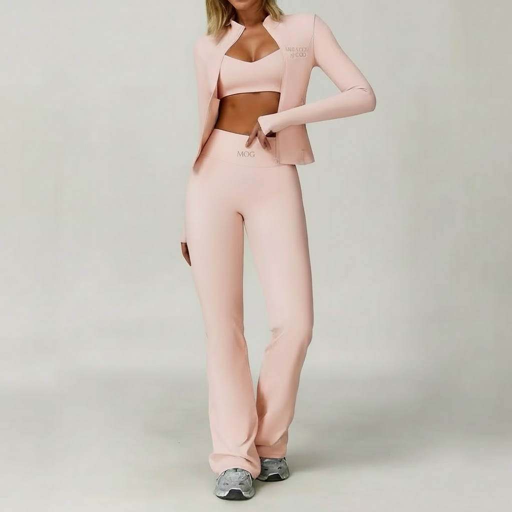 Set Apart 3 Piece Athleisure Yoga Set