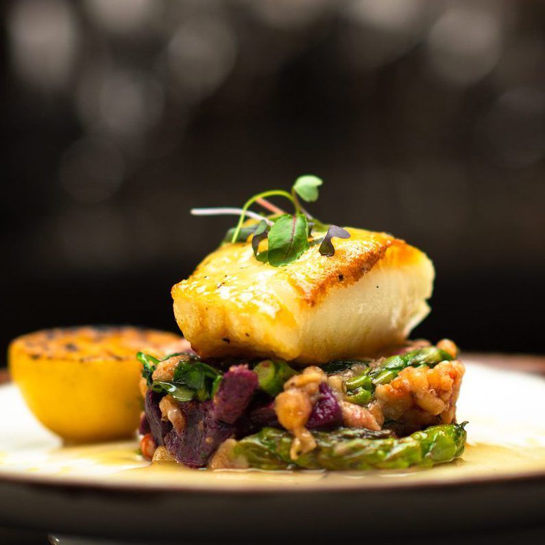 Chef-prepared seasonal dish