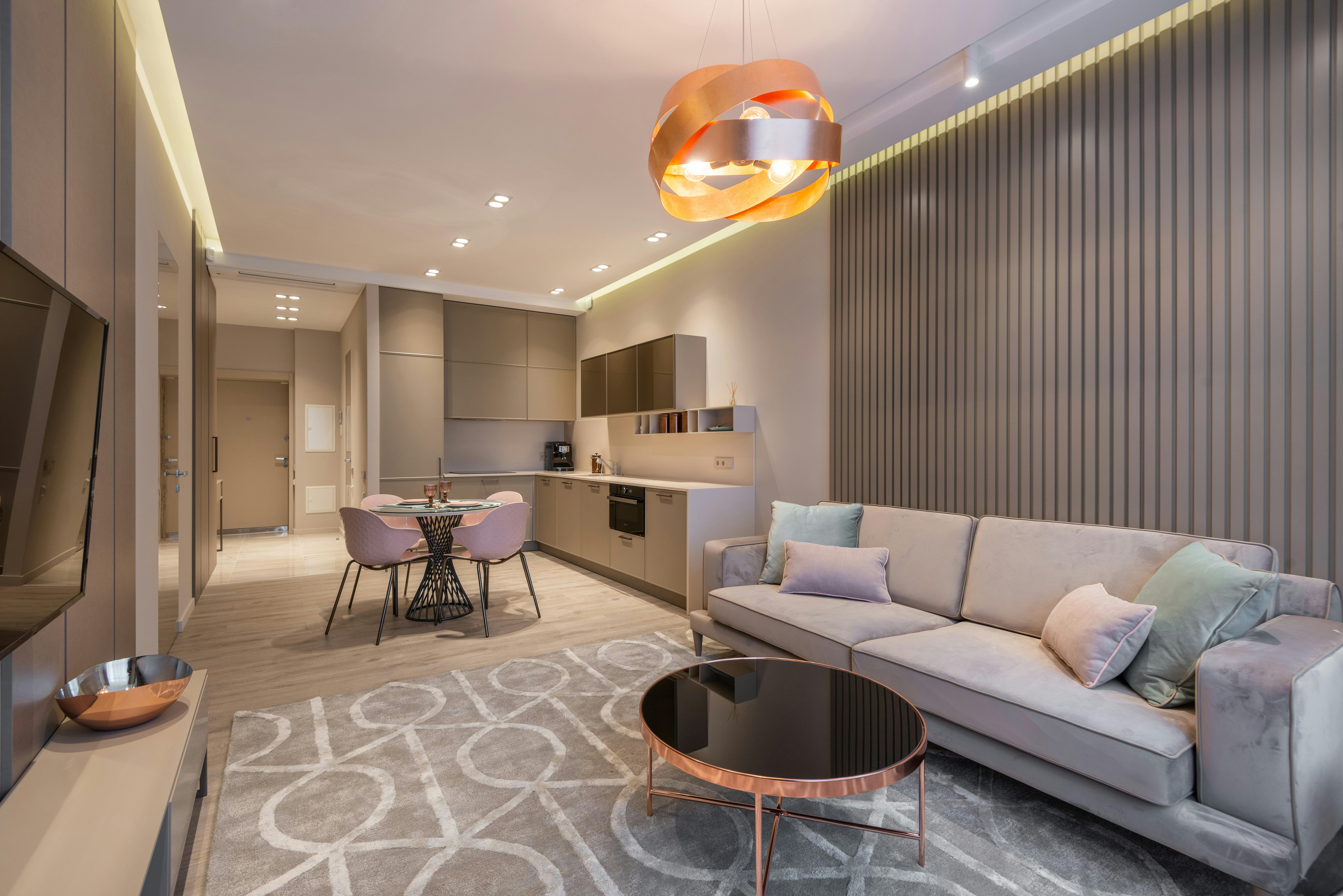 A standout room staged to make buyers remember the home.