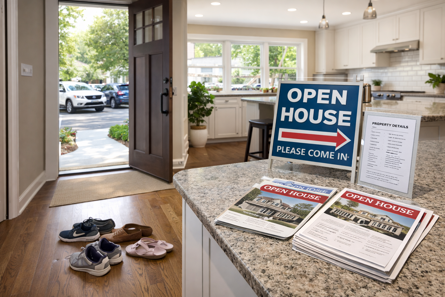 Strong launch strategy creating buyer activity for an as-is home sale.