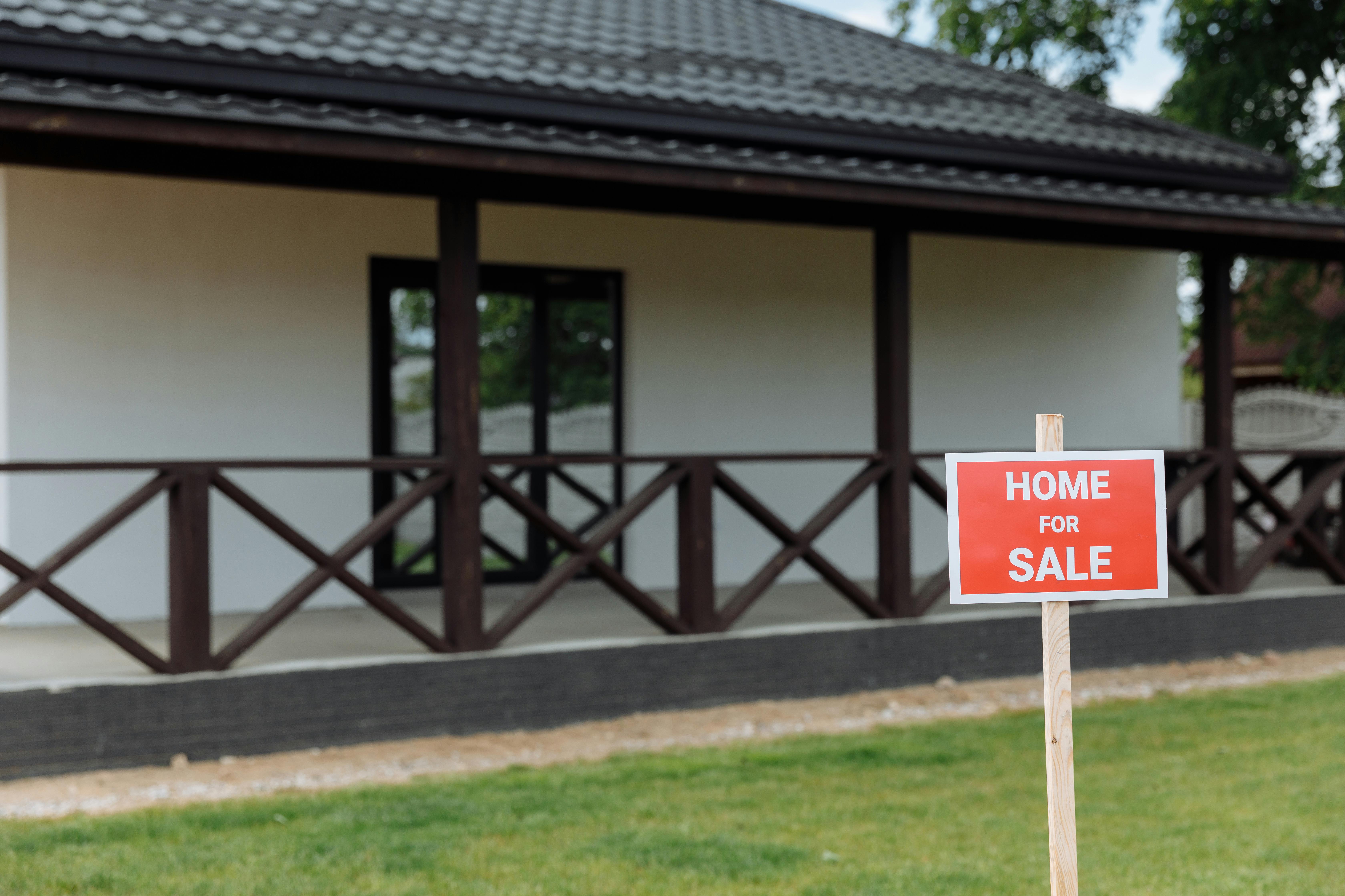 Well-kept home for sale as-is without appearing damaged or distressed.