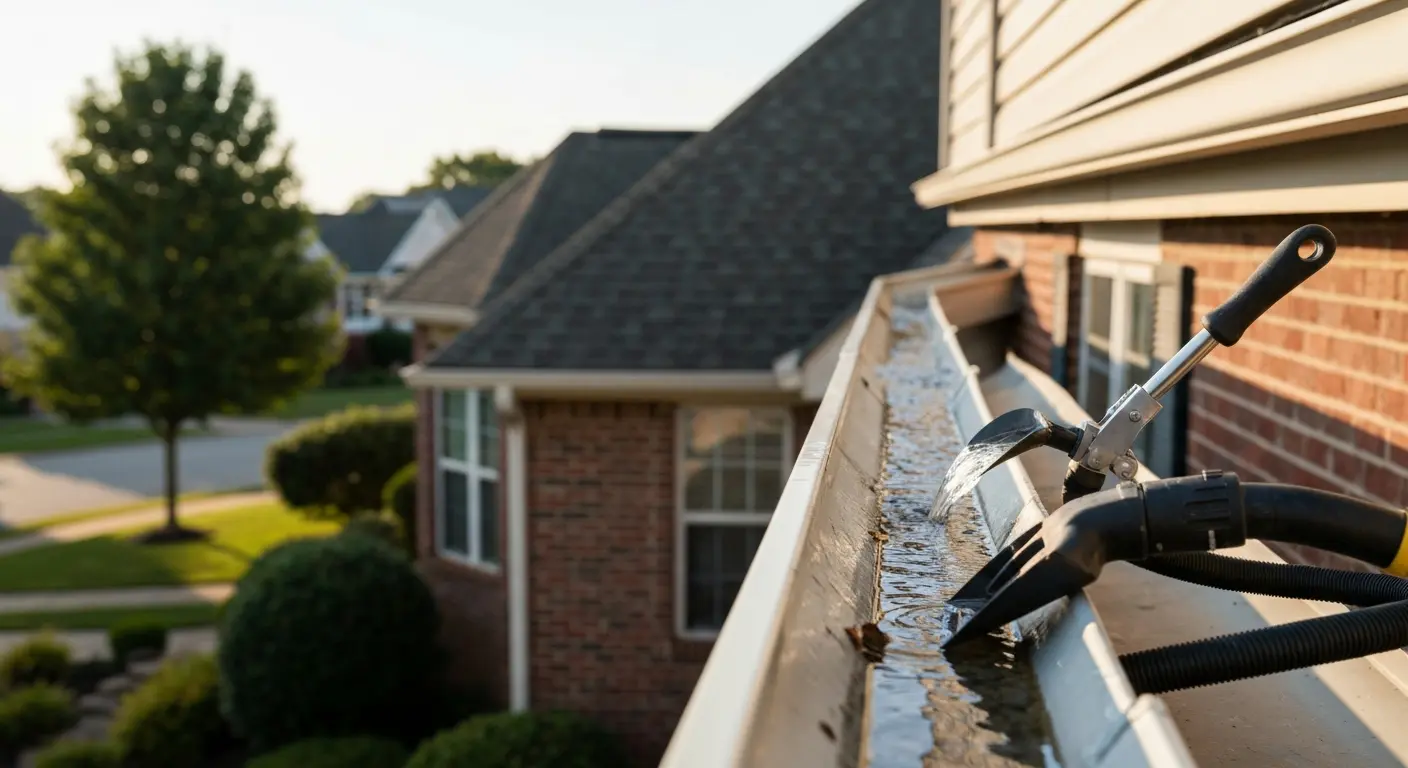 Gutter cleaning service